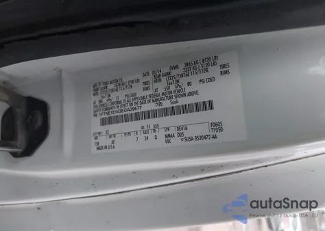 2014 Ford E-150 Commercial z USA, uszkodzony, nr VIN 1FTNE1EW3EDA39577